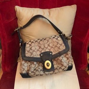 Coach Legacy Signature Shoulder Bag Purse